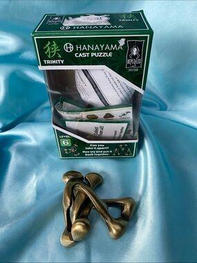 Trinity Cast Puzzle - Brass Finish (Green Box)